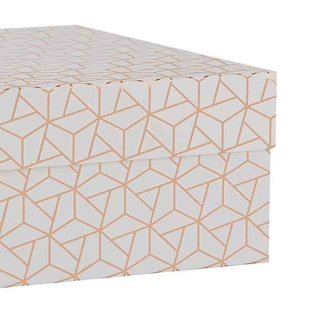 Mason & Cash Geo Rose Gold 12" Cake Box 